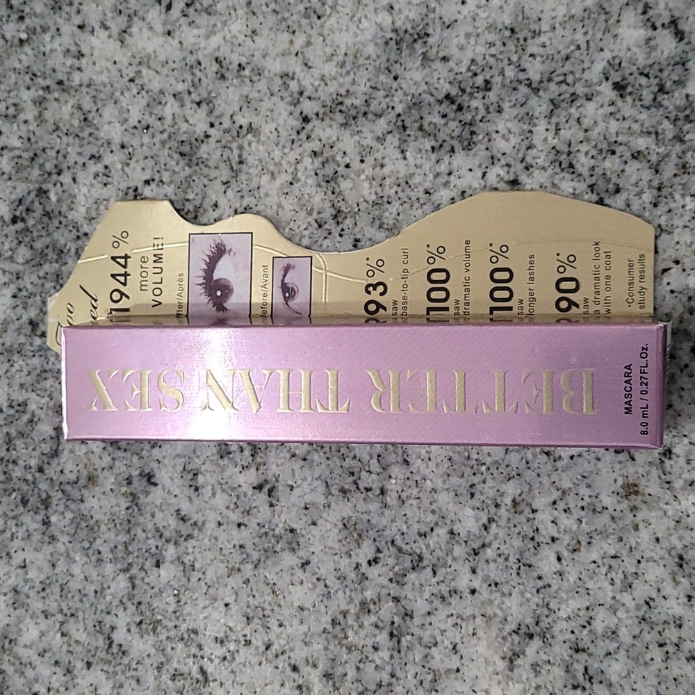 Too Faced "Better than Sex" Black Mascara